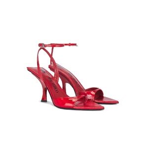 The Attico GG Sandal - 95mm, Vibrant Red, Size 7, Brand New